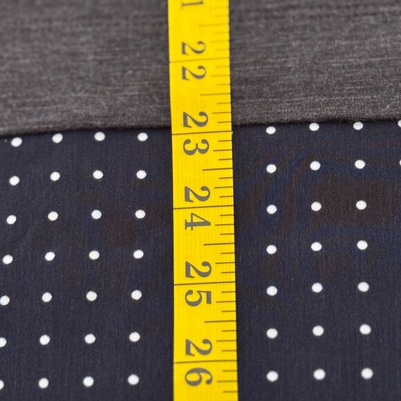 NWOT JCREW MERCANTILE Woman's 3X Plus sz Gray Sweater w/ Navy & White Dot Hem - Picture 6 of 10